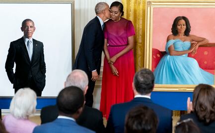 Barack y Michelle Obama revelan sus retratos oficiales en la Casa Blanca