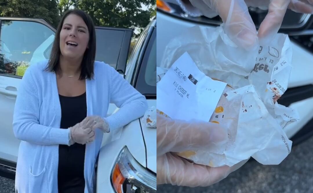 Madre encuentra sangre en hamburguesa de Burger King, su hija la confundió con cátsup. Foto: Tomada de TikTok y Facebook