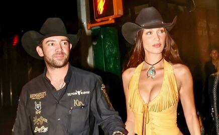 Bella Hadid se roba todas las miradas con sexy look vaquero junto a su novio 'mexicano'