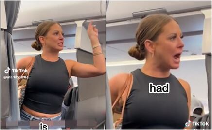 Caos en vuelo de American Airlines: Mujer enloquece y afirma que un pasajero no es real