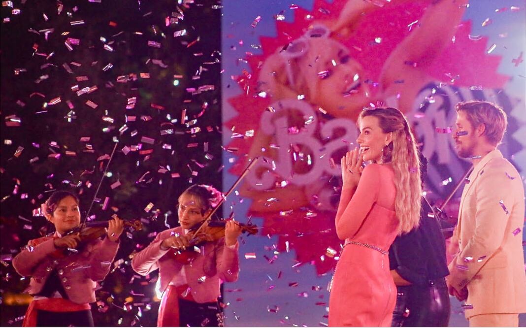 Margot Robbie, Ryan Gosling y America Ferrera causan furor rosa en México con la premiere de "Barbie". Foto Hugo Salvador / EL UNIVERSAL