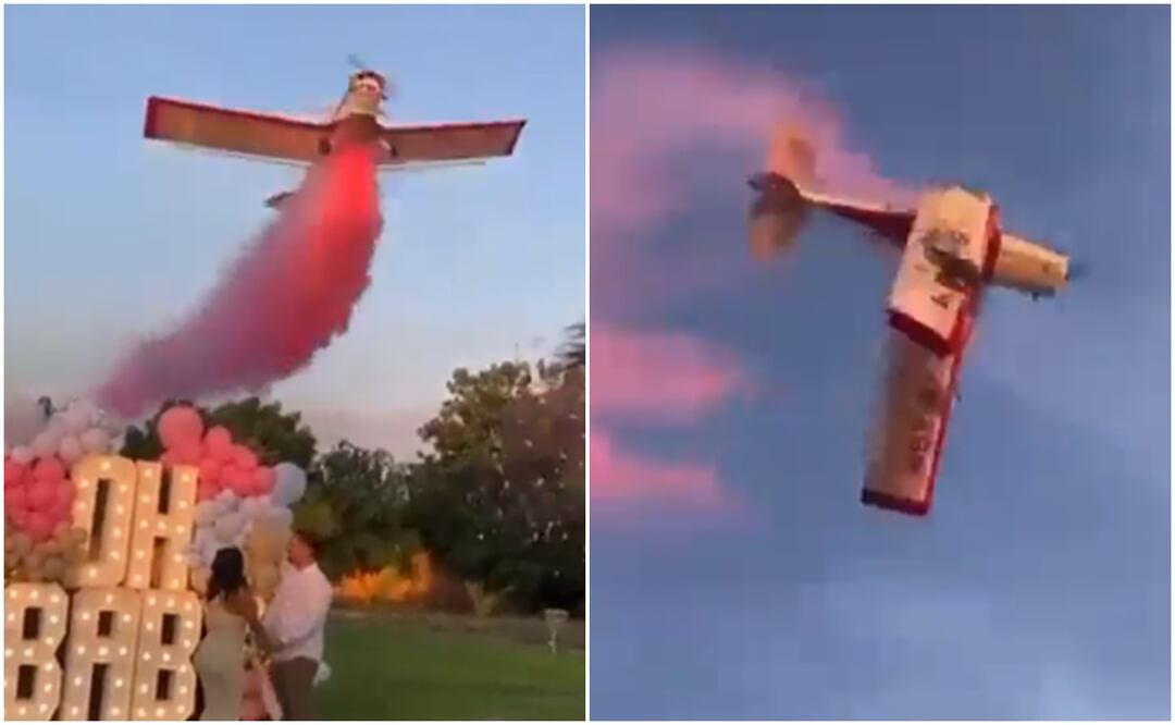 Fiesta de revelación de género termina en tragedia con aparatoso choque de avioneta. Foto: Twitter