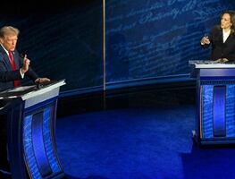 Debate Trump vs Harris: Trump acusa falsamente a migrantes de comerse perros y gatos