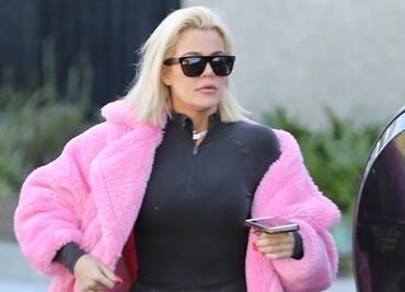 Khloé Kardashian presume silueta en leggings por California