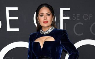 El atrevido vestido con el que Salma Hayek conquistó Nueva York