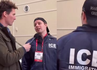 Hombre estadounidense compra chamarra del ICE y la usa para asustar inmigrantes: “Verás a todos los ilegales correr"