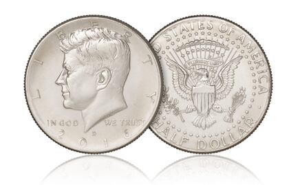 Esta es la moneda de $50 centavos de John F. Kennedy que vale $196,165 pesos en Estados Unidos