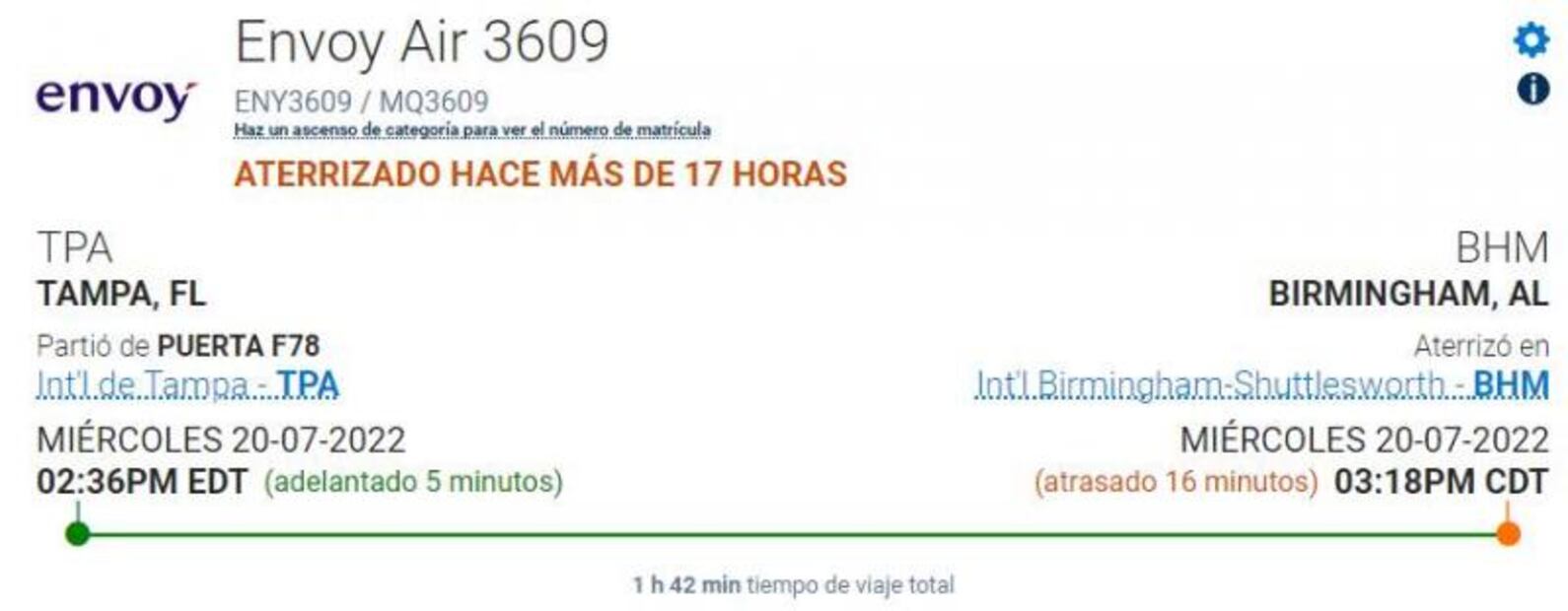 Hospitalizan a 8 personas por turbulencia en vuelo de American Airlines