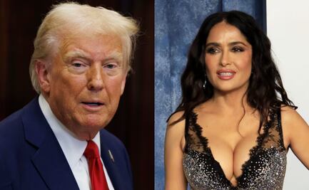 Trump intentó conquistar a Salma Hayek cuando ella tenía novio: "No saldría con él, ni aunque estuviera soltera"