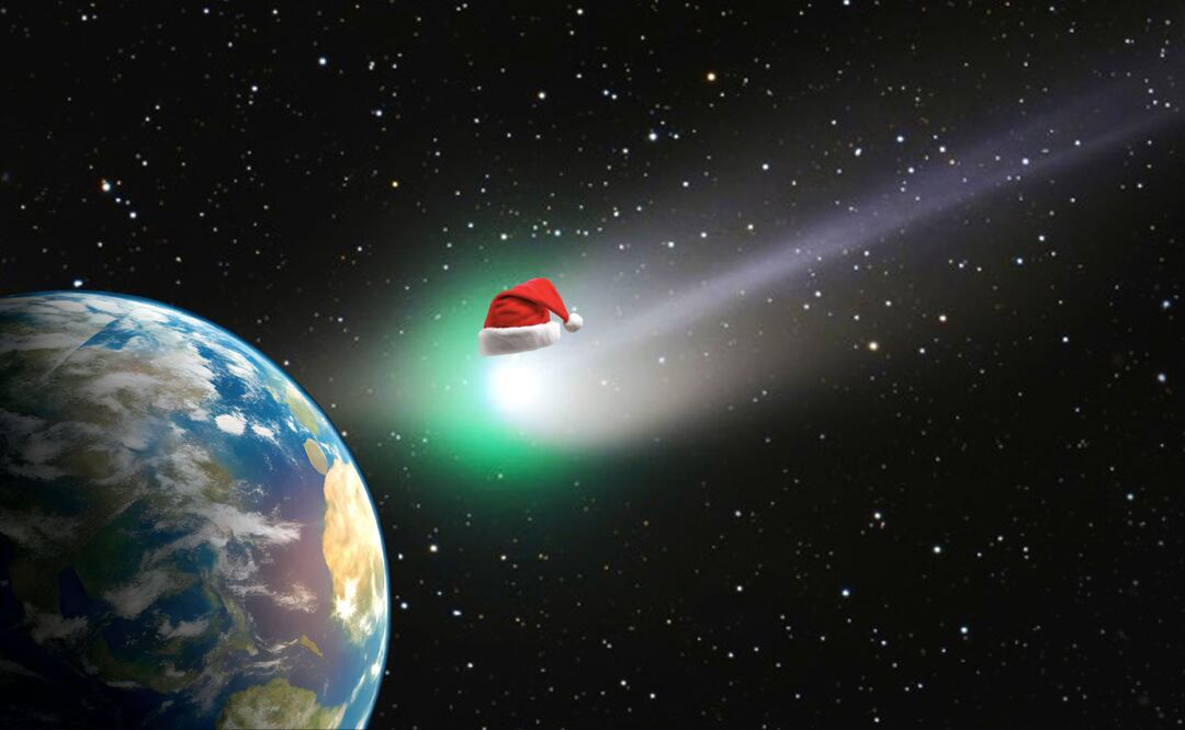 Cometa 3I/ATLAS se acerca a la Tierra: un evento “único en la vida”. ¿Regalo de Navidad o visita extraterrestre?. Foto: CANVA