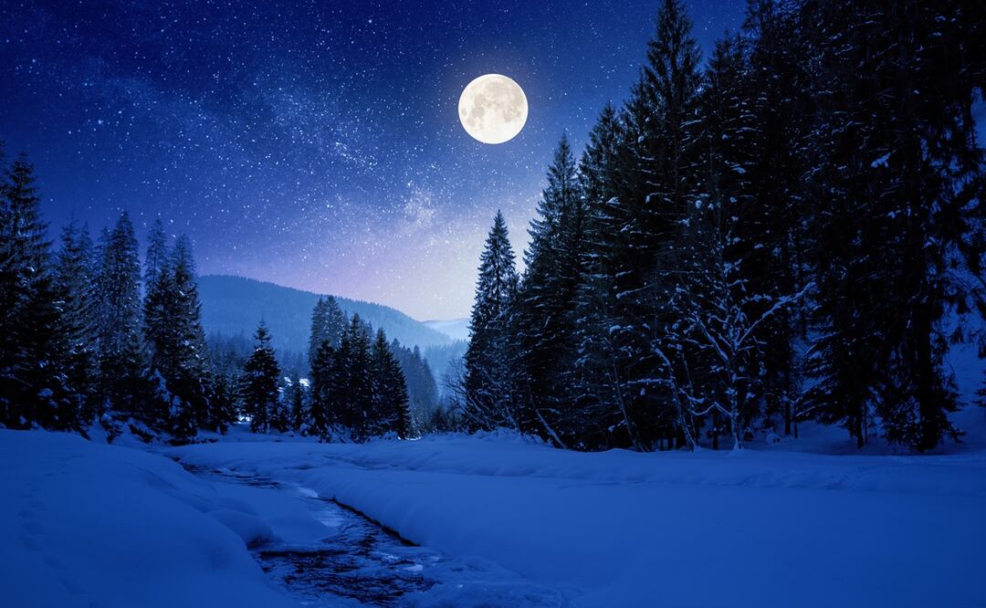 Luna fría. ¿Cuándo y cómo ver la última Luna llena del 2023? ¿Por qué se llama así? Foto: iStock-Mike_Pellinni