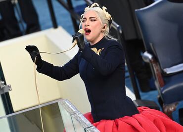 Video. Lady Gaga entonó el himno de Estados Unidos en la investidura
