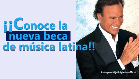Entérate. La beca Julio Iglesias para músicos; otorgan $200,000 dólares