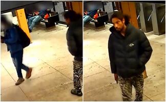 Video. Desquiciado hombre empuja a pasajero al metro de Nueva York