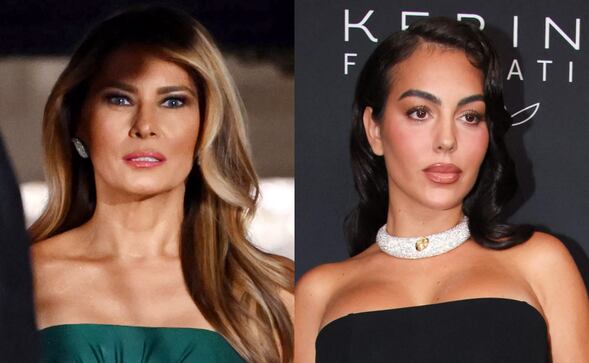 Melania Trump y Georgina Rodríguez se roban el show en cena con Cristiano Ronaldo en la Casa Blanca 
