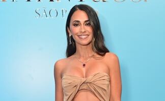 Antonela Roccuzzo impone tendencia con vestido bodycon nude en Brasil