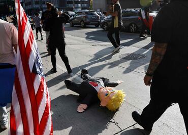 Muere manifestante baleado en protesta anti-Trump en Utah