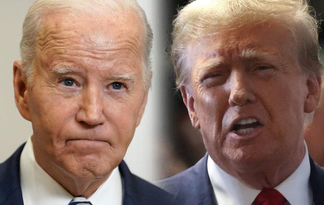Biden y Trump acuerdan dos debates televisados. Fechas y en qué cadenas Foto: EFE/AP