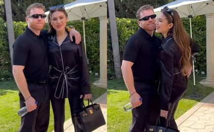 Canelo Álvarez y Fernanda Gómez discuten por una foto y su reacción se vuelve viral. VIDEO