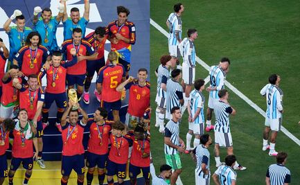 ¿Quién fue el único jugador de Argentina que no le dio la espalda a España? El video se hace viral