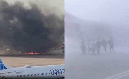 Avión de American Airlines se incendia en Denver. Imágenes impactantes de pasajeros desalojando la nave