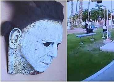 Policía dispara contra hombre con máscara de Halloween por amenazar a personas en EU