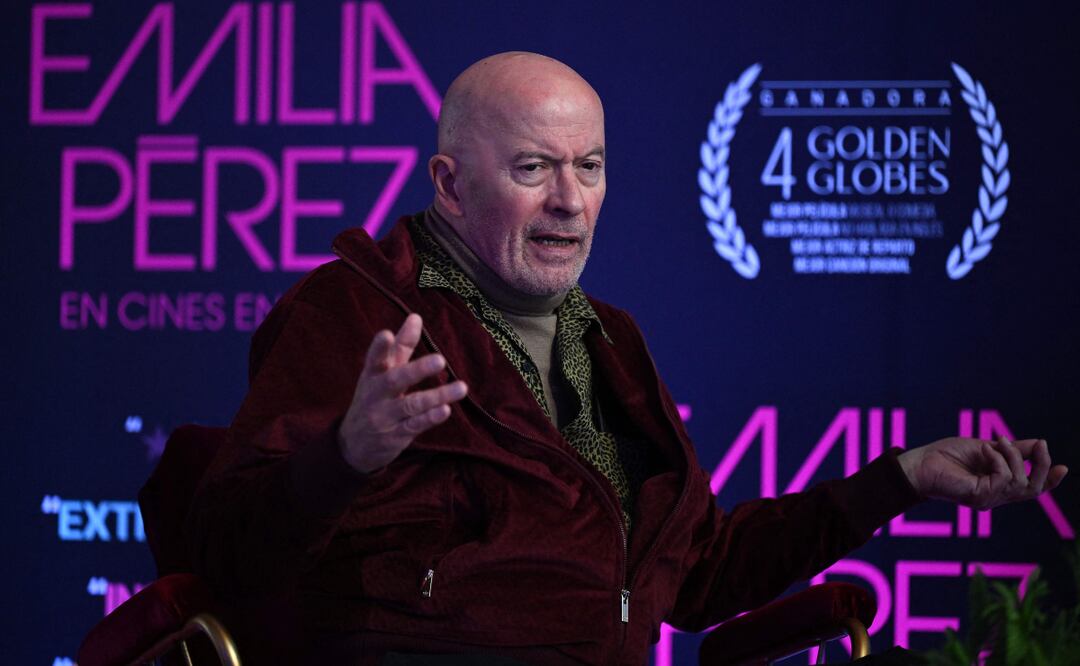 Jacques Audiard, director de Emilia Perez, afirma que el idioma español “es de países pobres y migrantes”. Foto: Raul ARBOLEDA / AFP