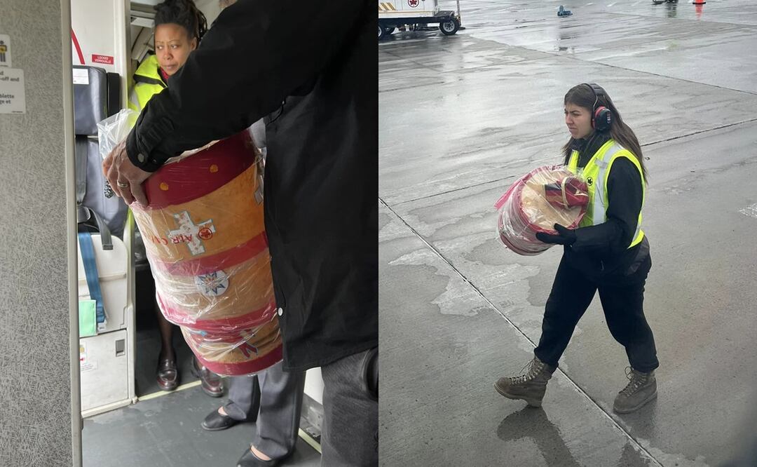 Critican a Air Canadá por quitarle su tocado a jefa indigena de las Primeras Naciones; ‘’Me sentí herida’’. Foto: Facebook/Cindy Woodhouse Nepinak