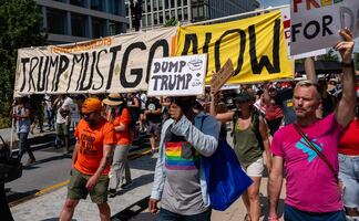 Washington se moviliza en contra del gobierno de Donald Trump