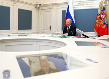 Putin supervisa ensayo de misiles en maniobras de defensa nuclear