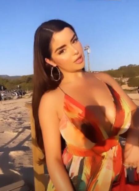 El vestido veraniego con el que Demi Rose impactó en Ibiza