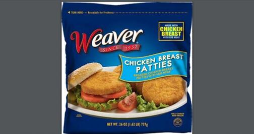 Retiran más de 17 mil kilos de pollo Tyson por riesgo de contaminación