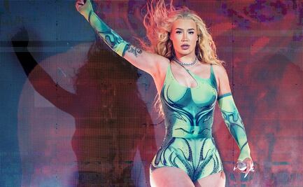 Al estilo Beyoncé, Iggy Azalea deja al descubierto sus curvas con atrevido bodysuit de cristales