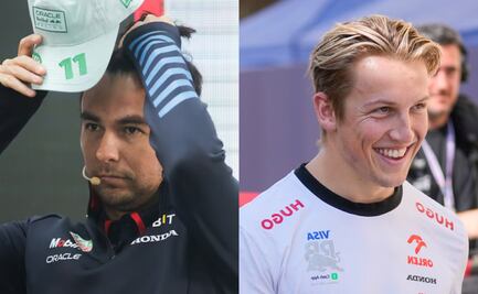 Checo Pérez. Liam Lawson el piloto que reemplazará al mexicano, a quien hizo una seña obscena