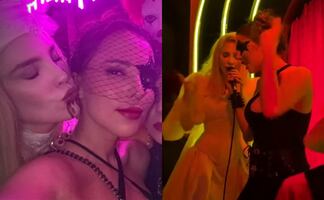 Belinda canta con Majo, prima de Ángela Aguilar, en su fiesta de Halloween; “Le declaró la guerra”, dicen