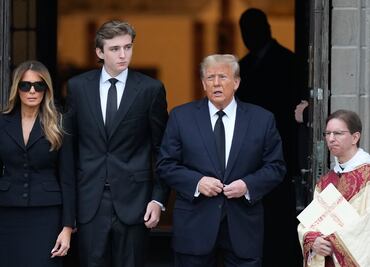 Ivanka y Tiffany Trump presentes en el funeral de la madre de Melania en Mar-a-Lago. FOTOS