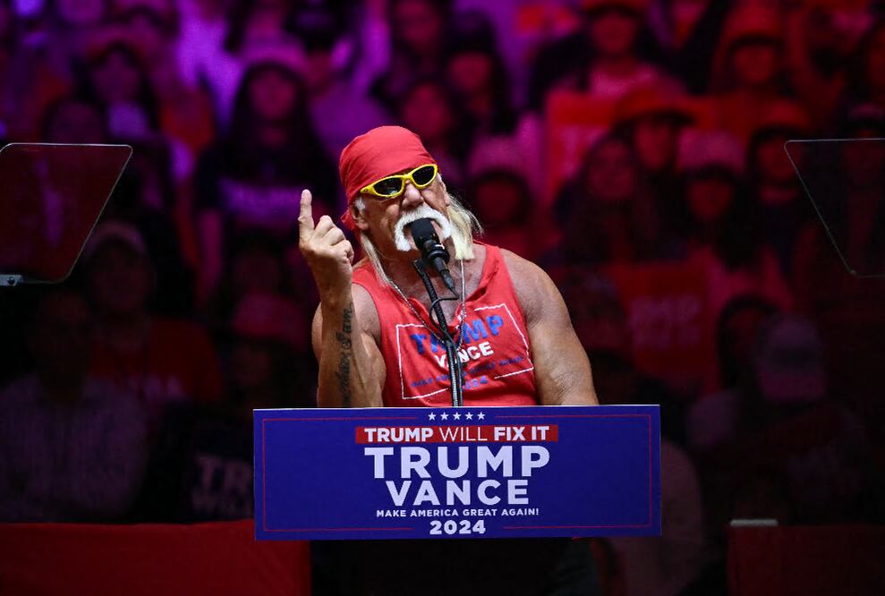 Trump lamenta muerte de Hulk Hogan  y lo despide como “un MAGA absoluto con gran corazón”. AFP