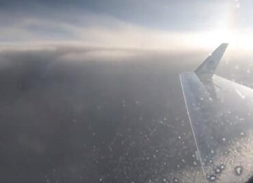 Video. Así se ve Dorian desde un avión cazahuracanes