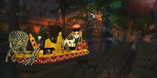 Catrinas navegarán por el River Walk de San Antonio por Día de Muertos