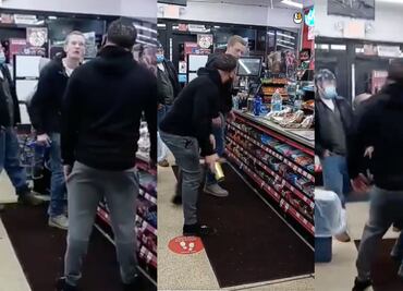 Video. Estalla pelea en tienda Ohio por comentario racista de cliente