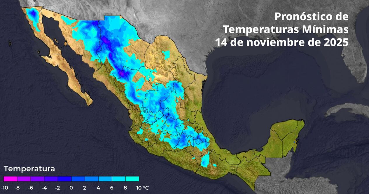 SMN alerta: heladas inminentes este fin de semana en el Valle de México; ¡Prepárate para el descenso brusco de temperatura! Foto @conagua_clima
