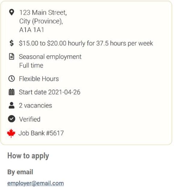 La herramienta que Canadá ofrece para encontrar un trabajo temporal
