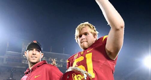 Jake Olson, el chico ciego que triunfó en el futbol americano