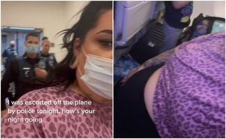 Mujer acusa que fue expulsada de vuelo en EU por su ropa y peso
