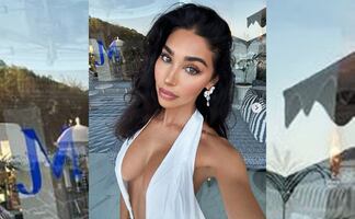 Influencer Chantel Jeffries celebra su cumpleaños en vestido transparente y lencería