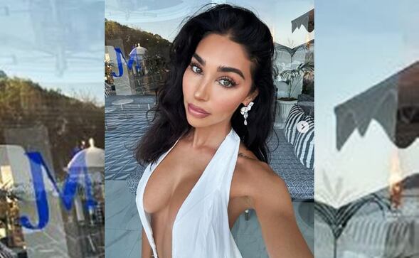 Influencer Chantel Jeffries se luce en minivestido transparente y deslumbra en Instagram