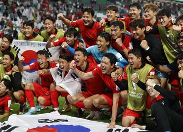 Corea vence 2-1 a Portugal y aparta a Uruguay de los octavos