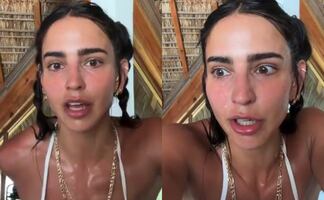 Bárbara de Regil desata críticas por hacer rutina de ejercicio en pleno vuelo: “Está obsesionada”, cuestionan