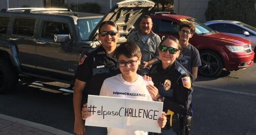Niño crea reto de #ElPasoChallenge en honor a víctimas de tiroteo