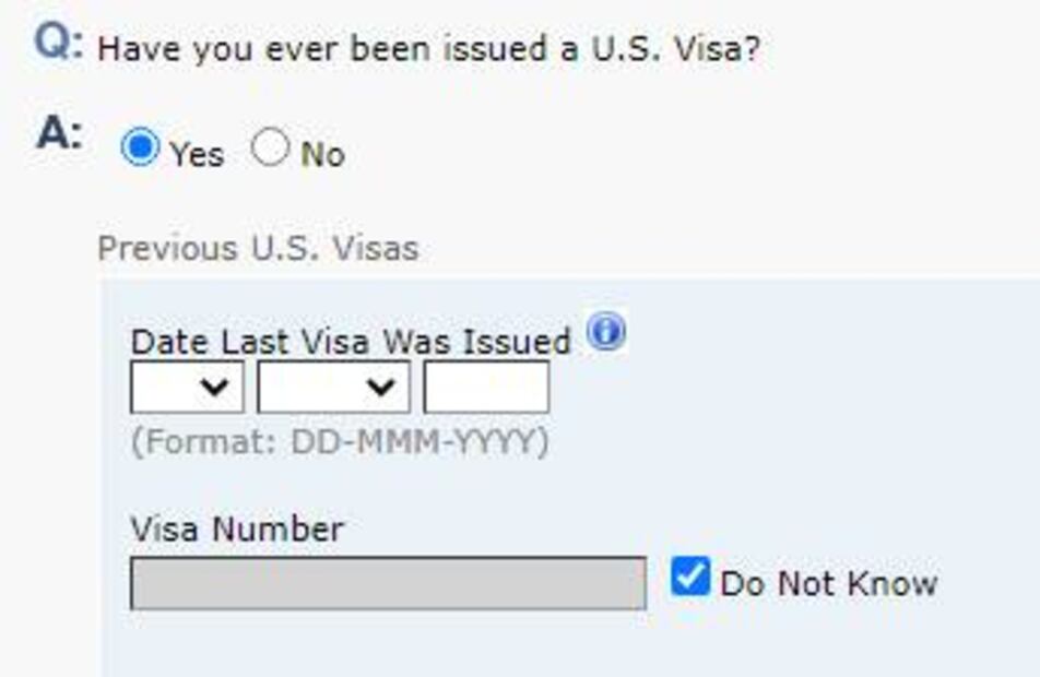 ¿Qué pasa si no tengo el número de mi visa al momento de renovarla?